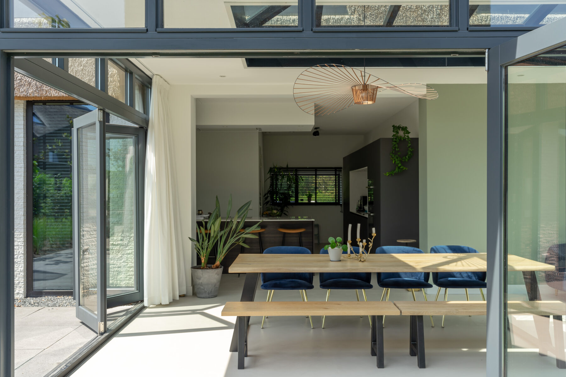 Serre aanbouw modern