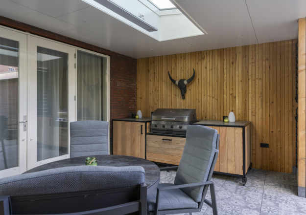 Landelijke tuinkamer aanbouw