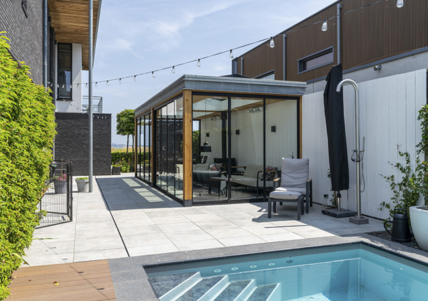 Luxe buitenkamer