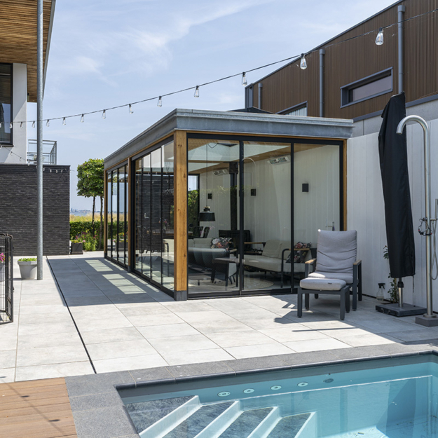 Luxe buitenkamer