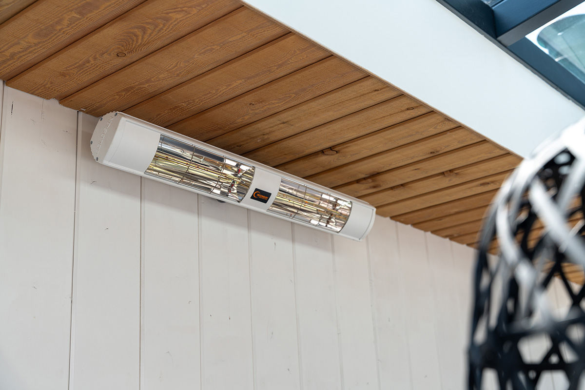 Plafond industriële tuinkamer Zeewolde