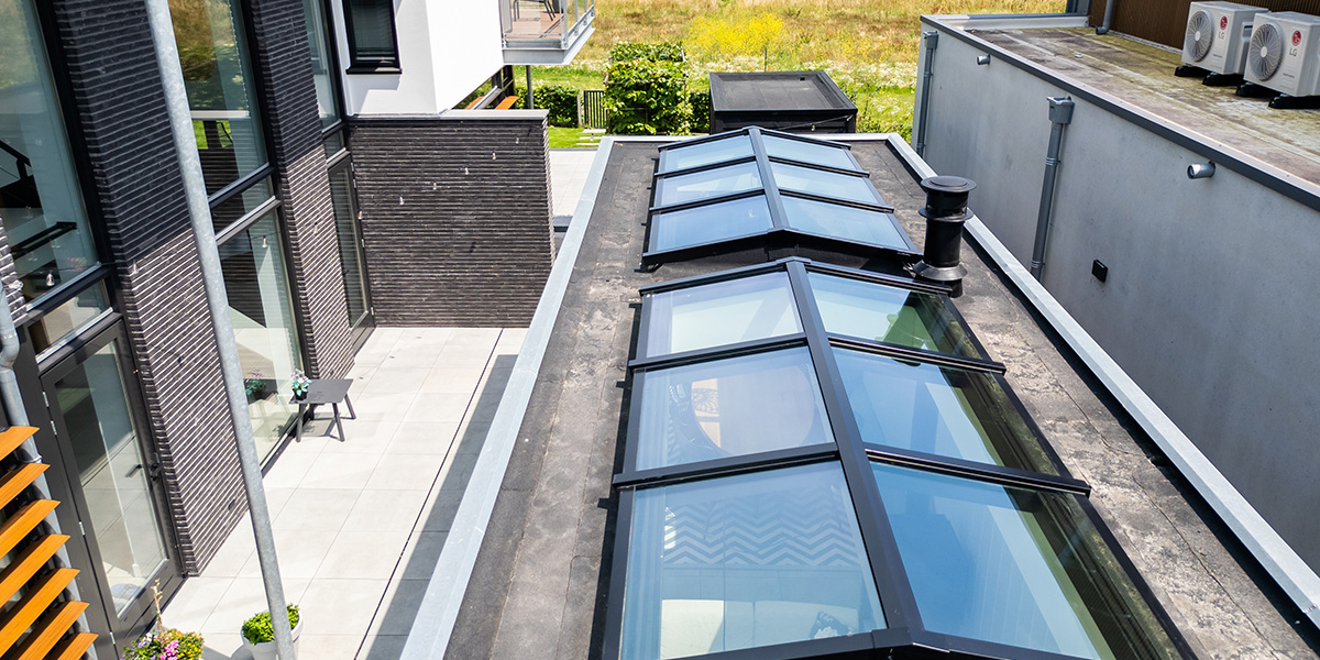 Tuinkamer met lichtstraten