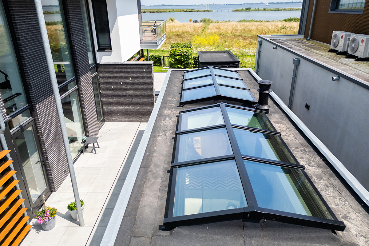 Tuinkamer met lichtstraten