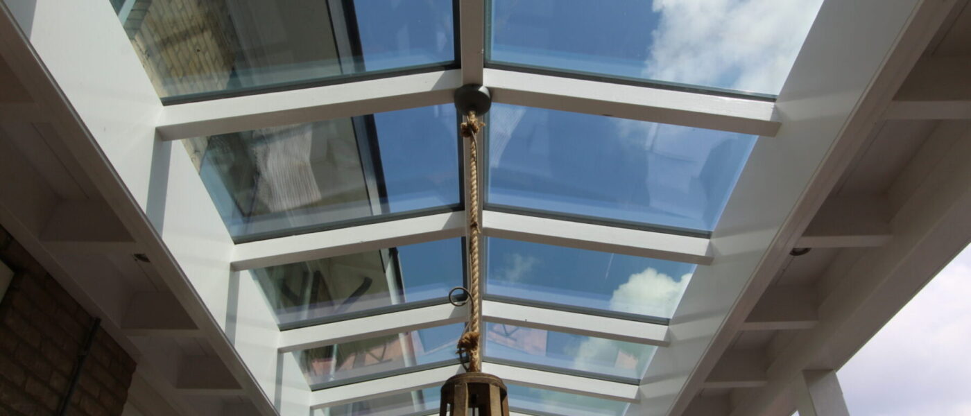 Lichtstraat in luxe veranda