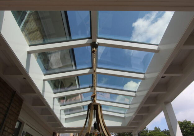 Lichtstraat in luxe veranda