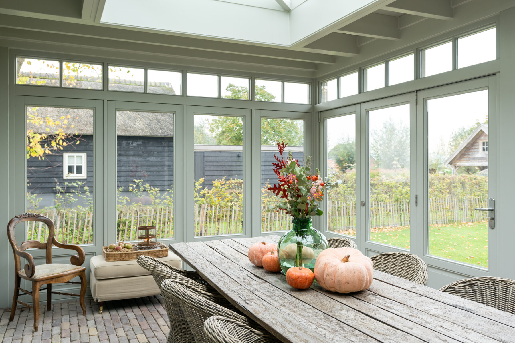 Landelijke serre in Wijk en Aalburg