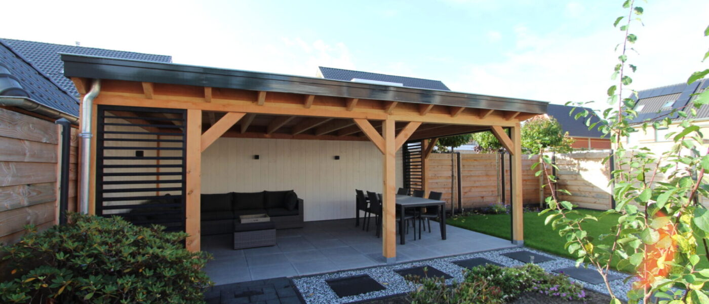 Landelijke terrasoverkapping in Veenendaal
