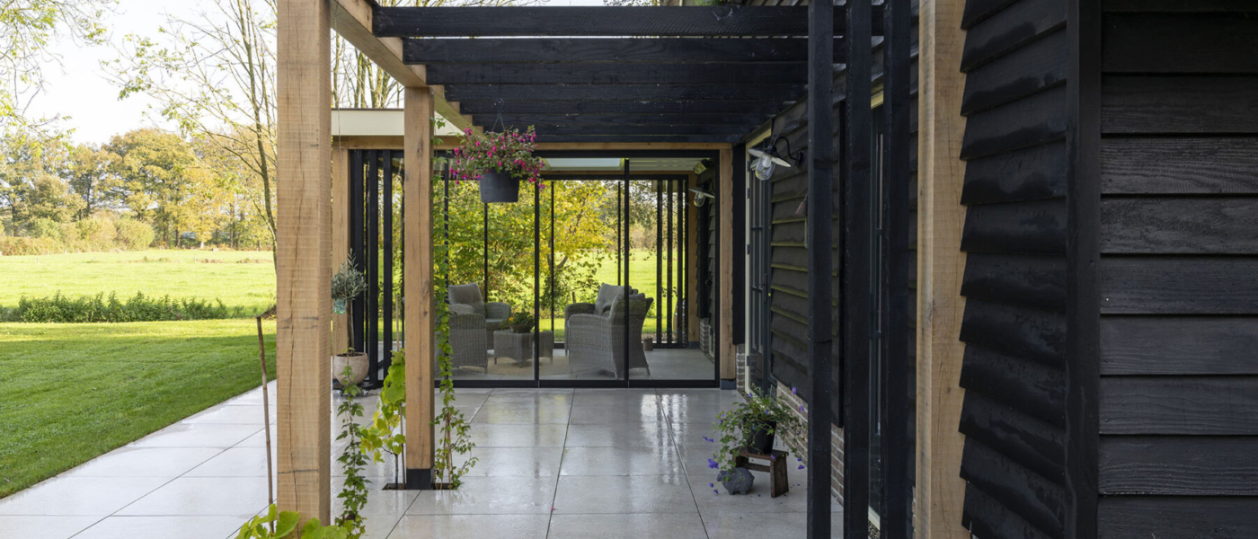 Tuinkamer met pergola