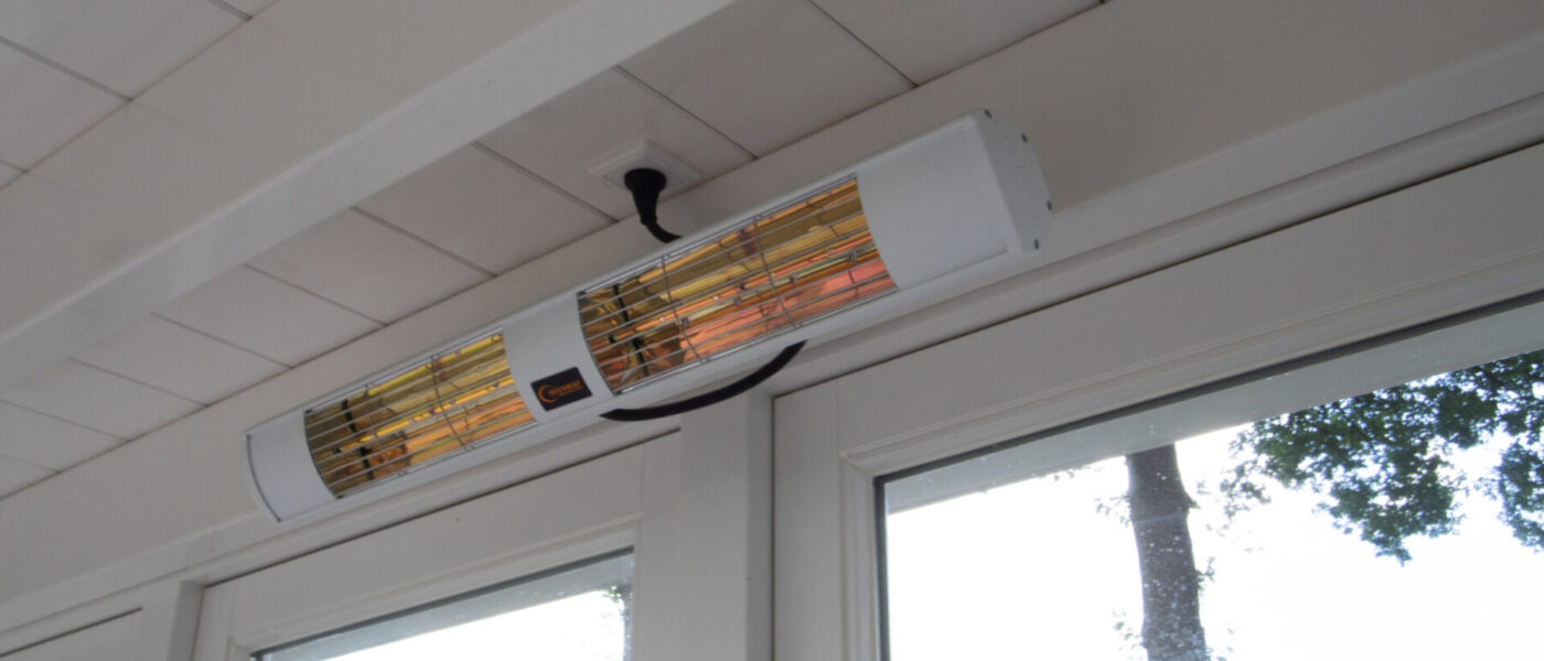 Luxe veranda met heater