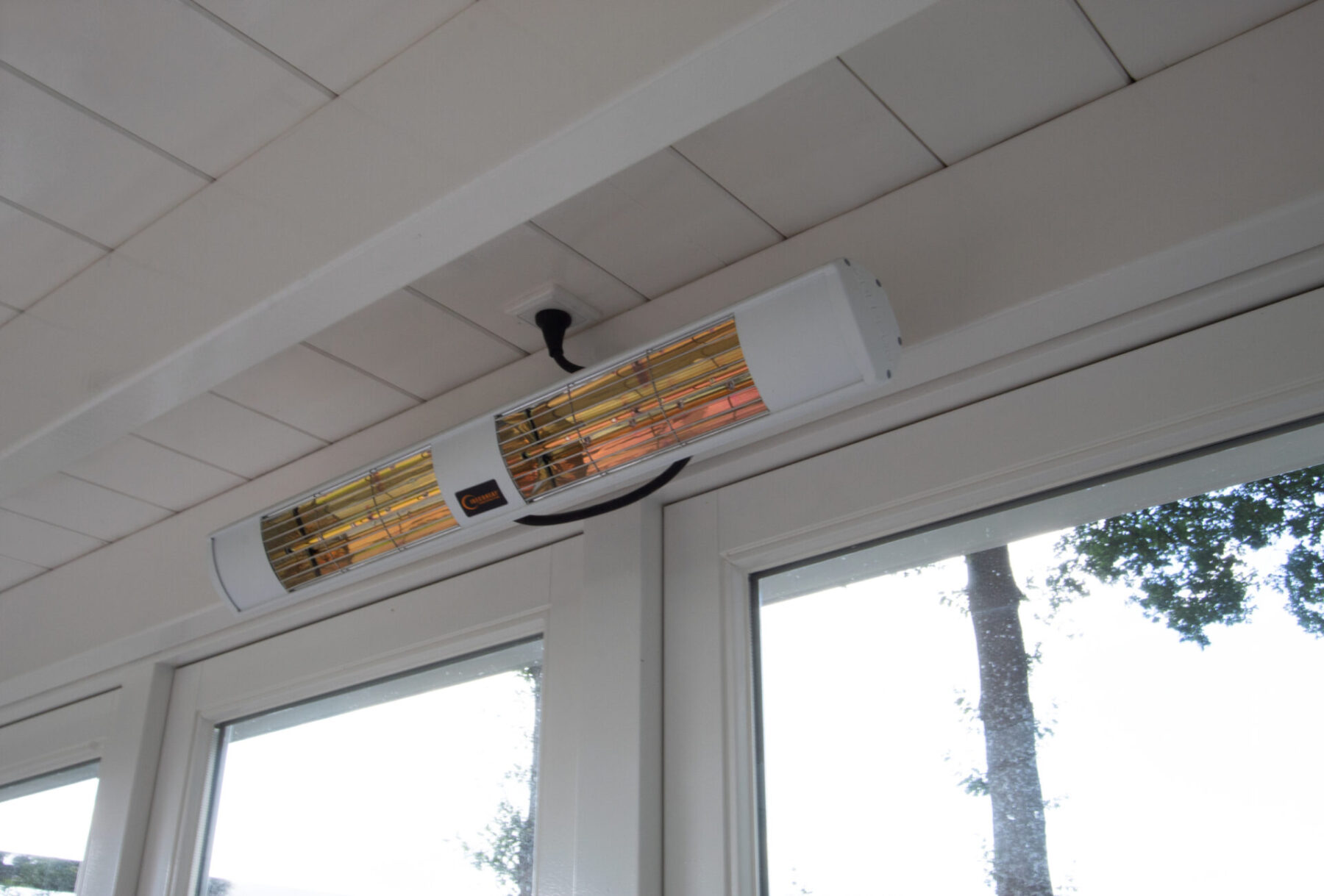 Luxe veranda met heater