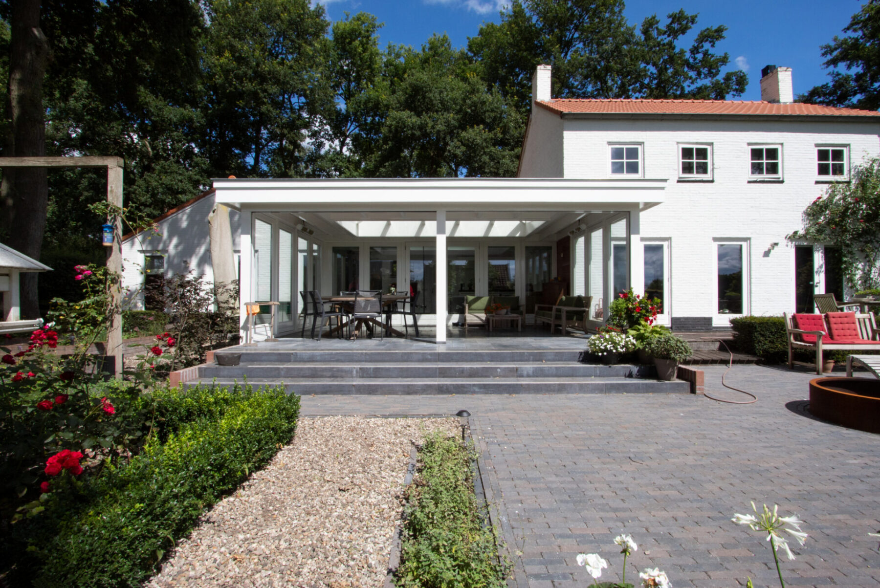 Luxe veranda te Leersum