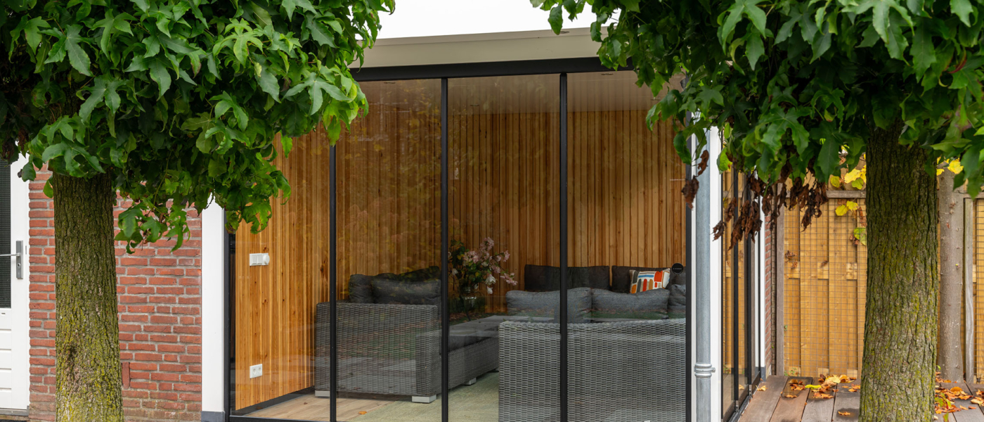 Moderne tuinkamer in Moordrecht